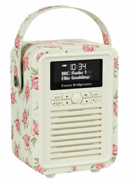 VQ 7060 Retro Mini DAB and DAB+ Digital Radio - Rose/Bee